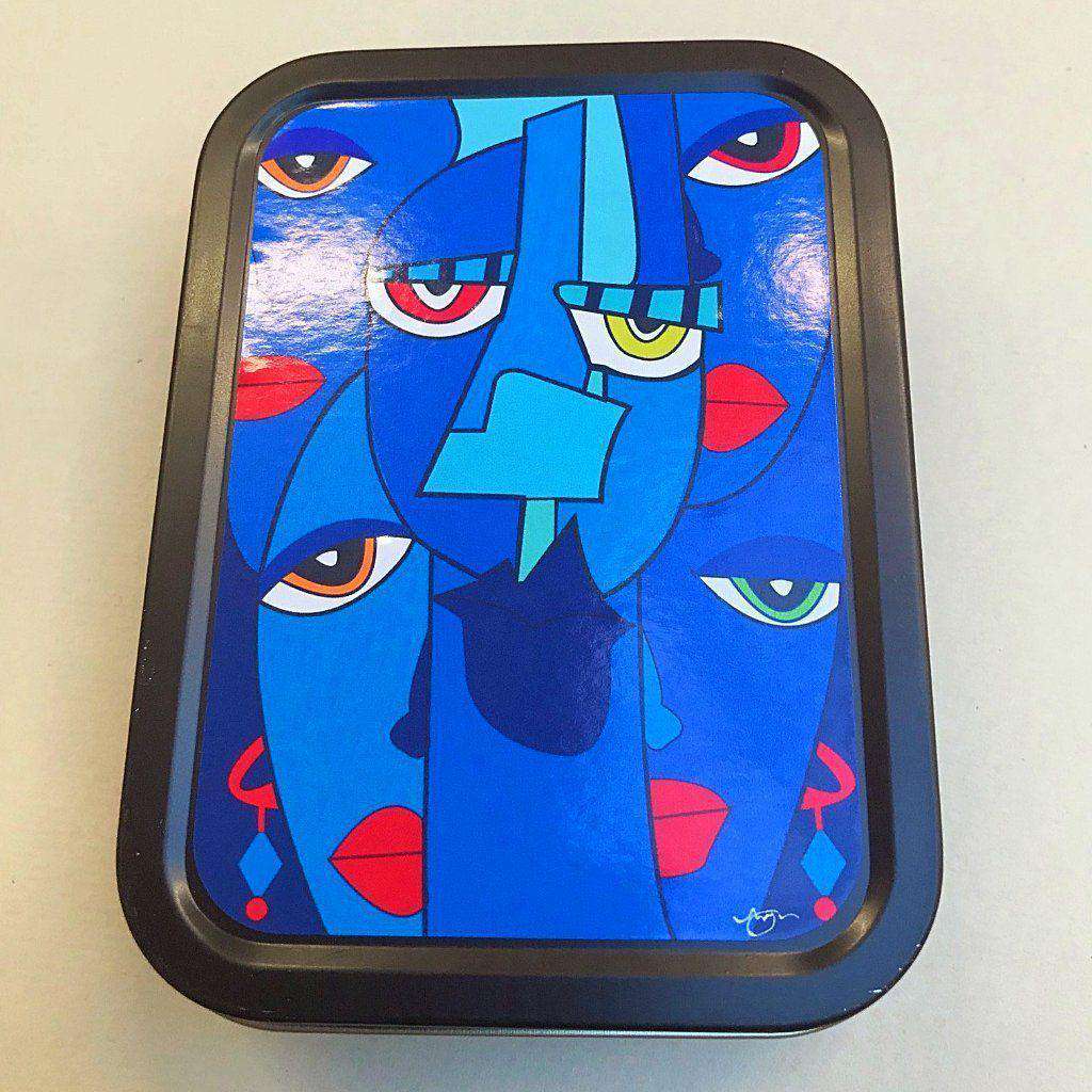 Blue Eyes - Artist Design Tin for storage 