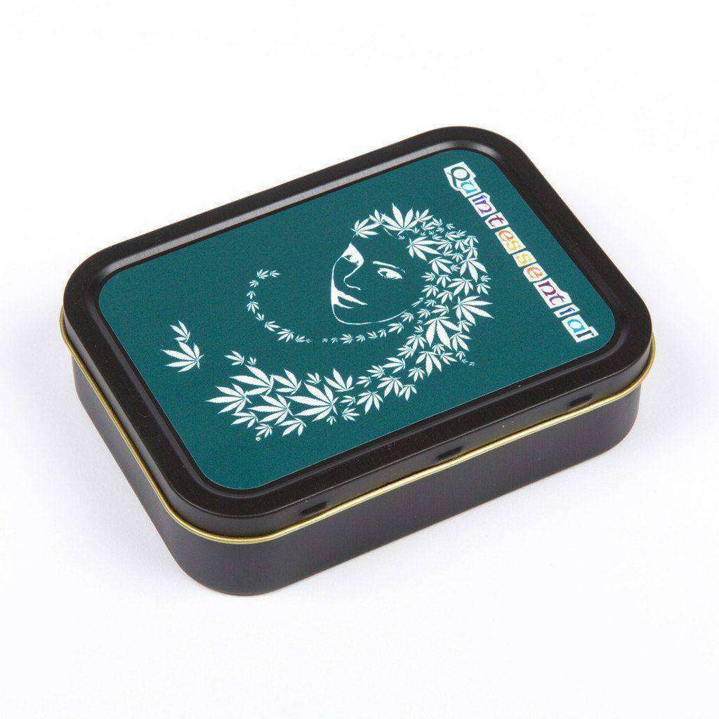 2oz Printed Smoking Tobacco Tins - Lady Hemp