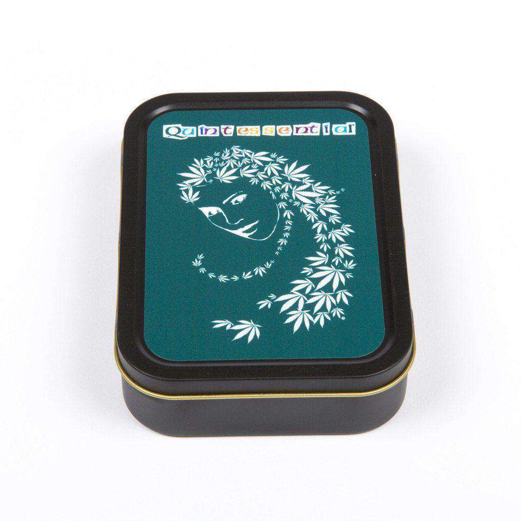 2oz Printed Smoking Tobacco Tins - Lady Hemp