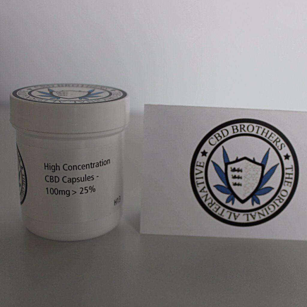 CBD Brothers UK Blue Edition CBD capsules