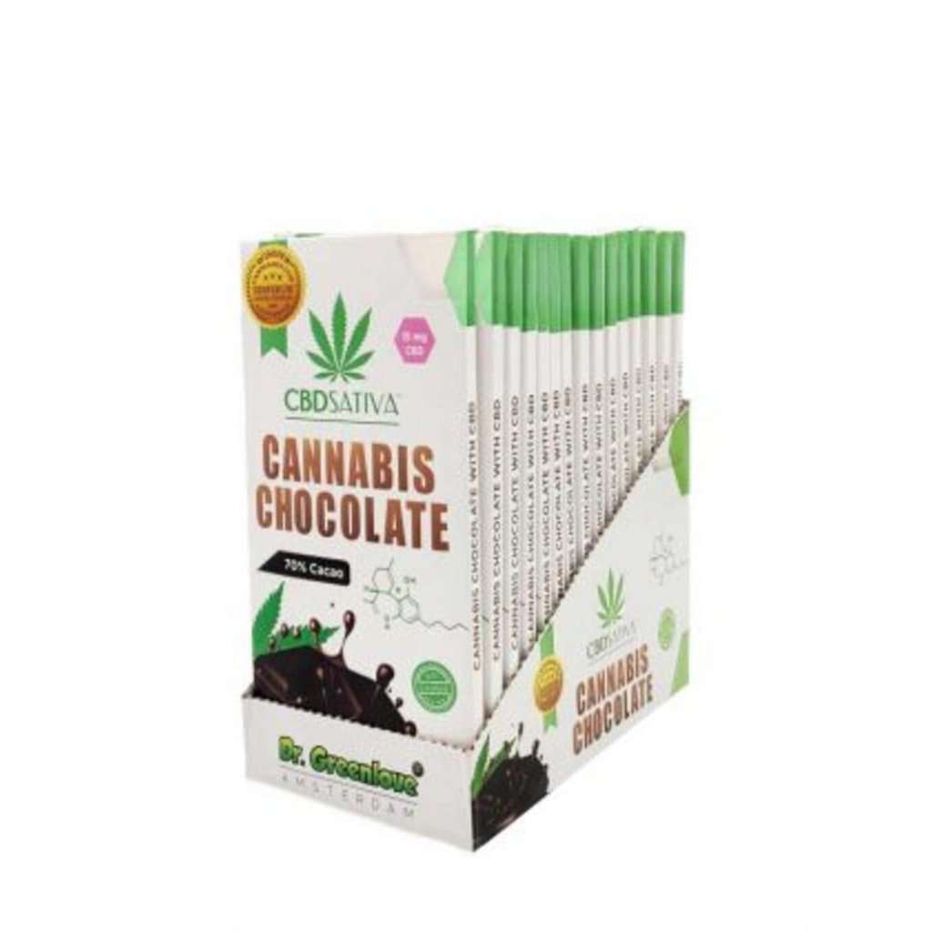 CANNABIS DARK CHOCOLATE WITH CBD – 15MG-Quintessential Tips