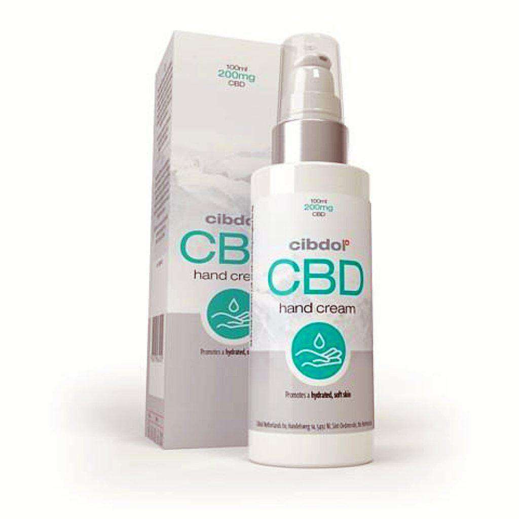 CBD Hand Cream by Cibdol with Allantoin and Helianthus Annuus to aid sore hands 