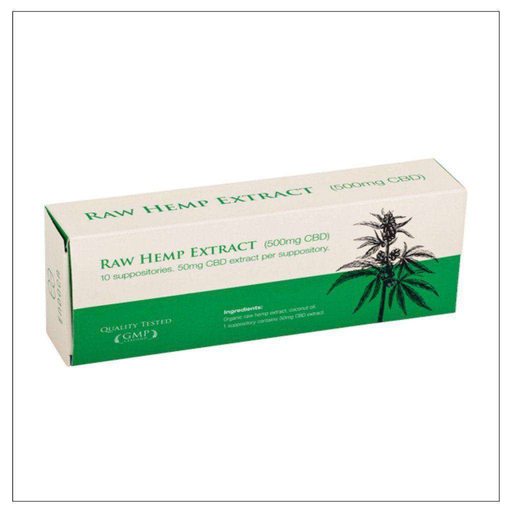 Endoca Raw Hemp 500mg CBD Suppositories