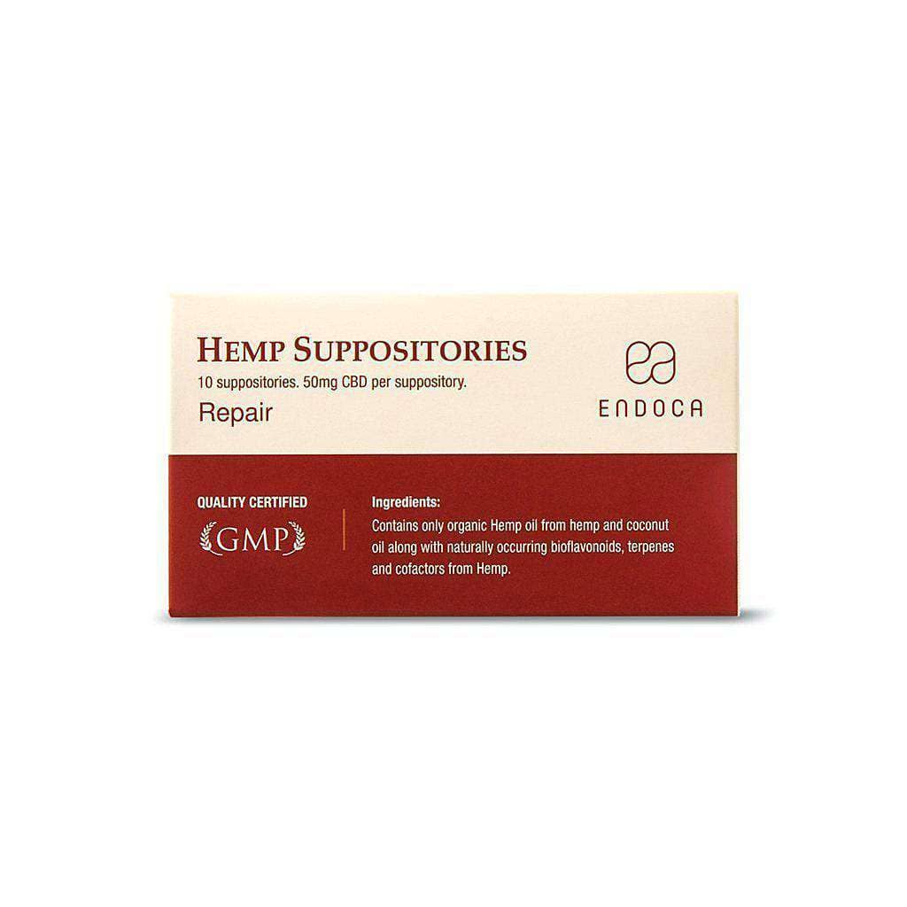 Endoca CBD Oil Suppositories Raw Hemp Extract & Coconut Oil -500mg-CBD Suppositories-Endoca Hemp CBD Products-Quintessential Tips