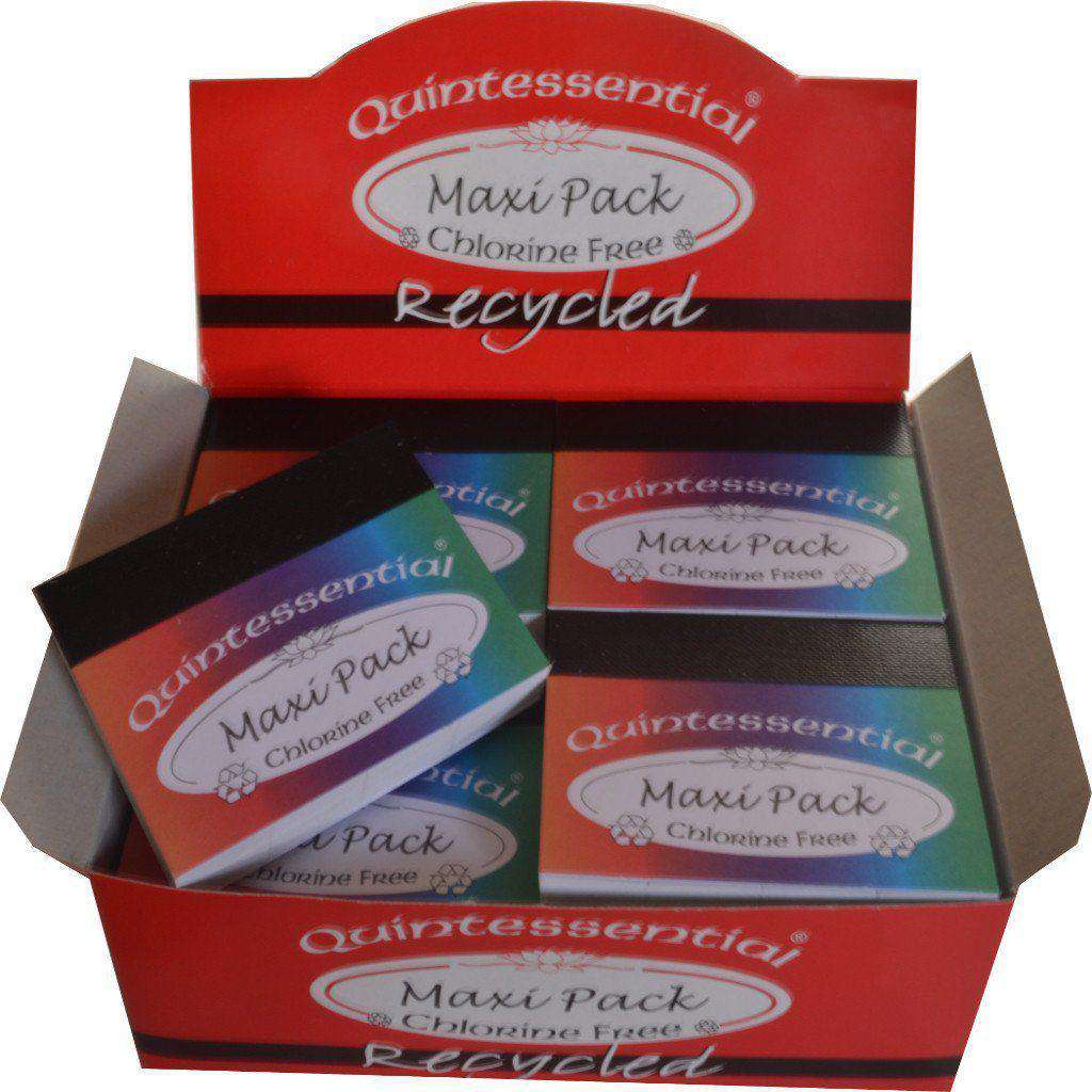 Quintessential Recycled Maxi Packs Smoking Roach Tips Box