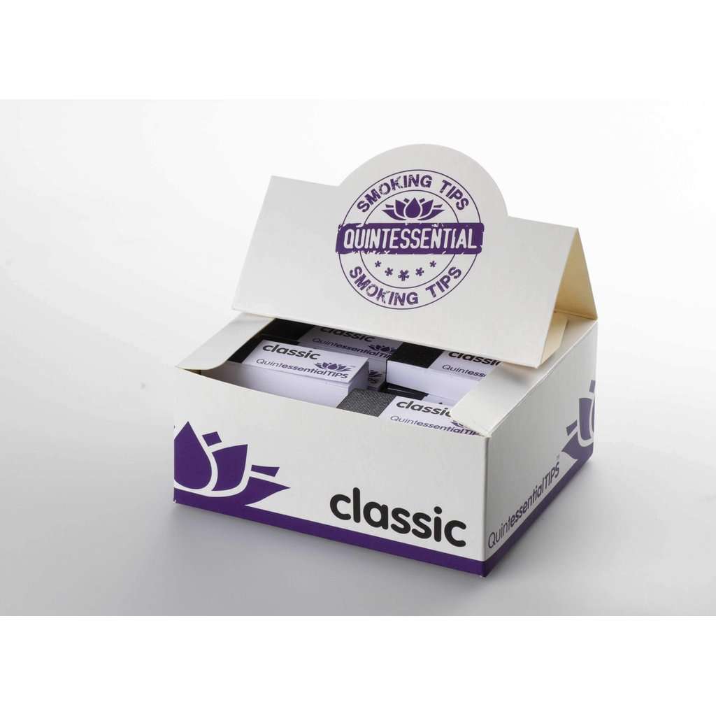 Quintessential Classic (Standard) Smoking Roach & Filter Tips - Single Tips Box-Quintessential Tips