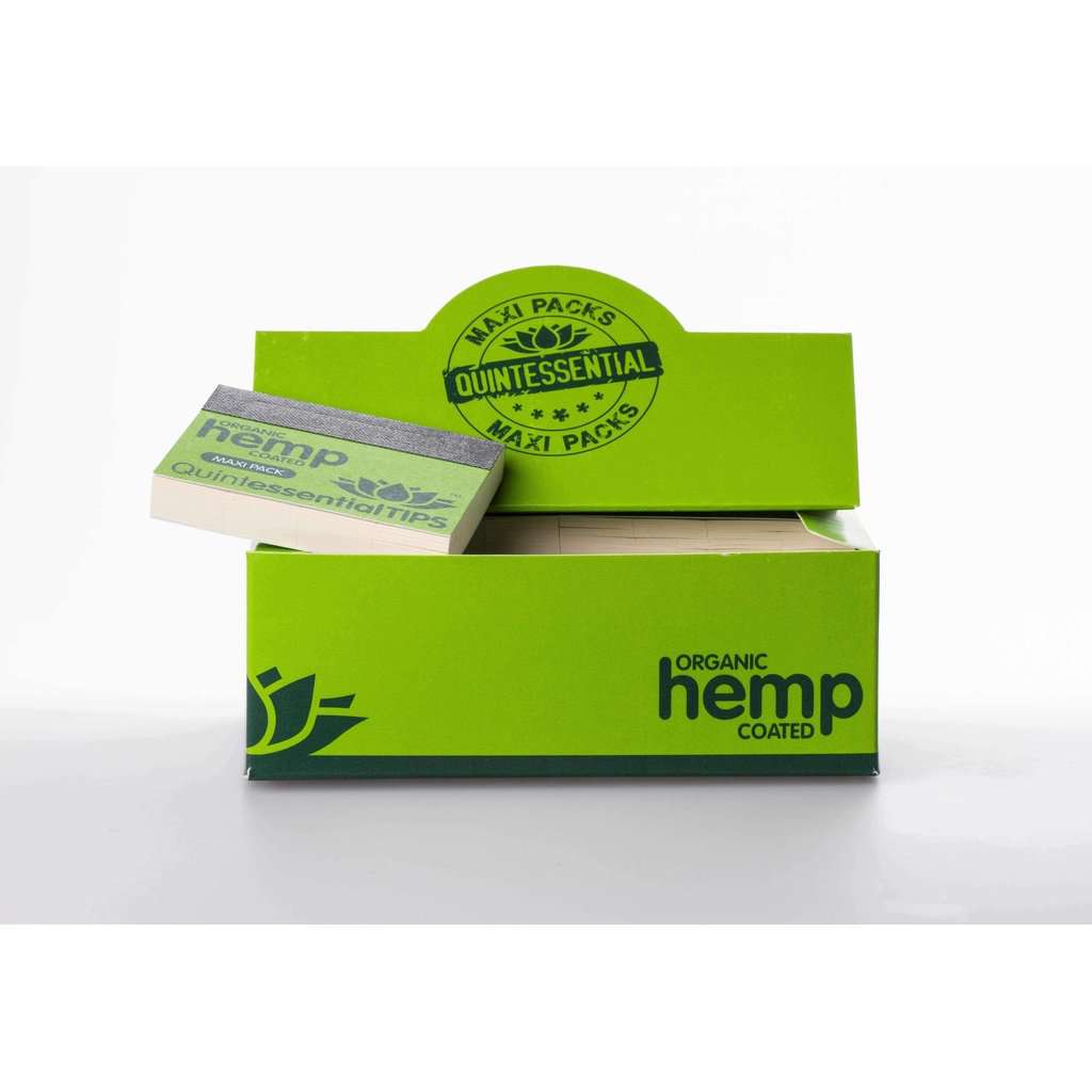 Quintessential Organic Hemp Coated Smoking Roach Tips & Filters - Maxi Pack-Quintessential Tips
