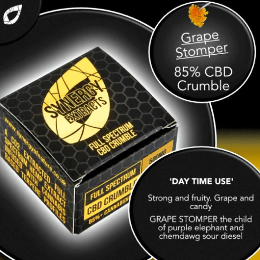 Grape Stomper CBD Crumble Cannabis Terpenes