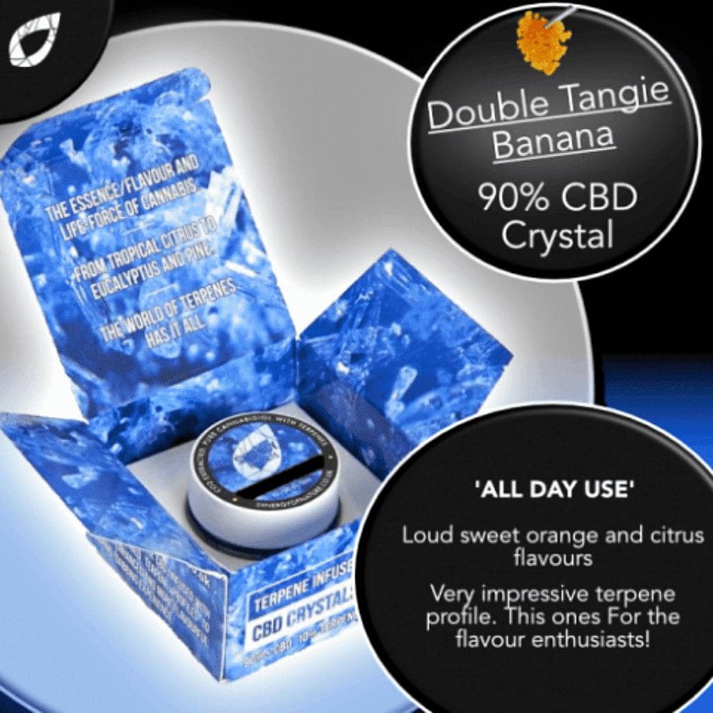 Double Tangie Banana Cannabis Crystals UK CBD