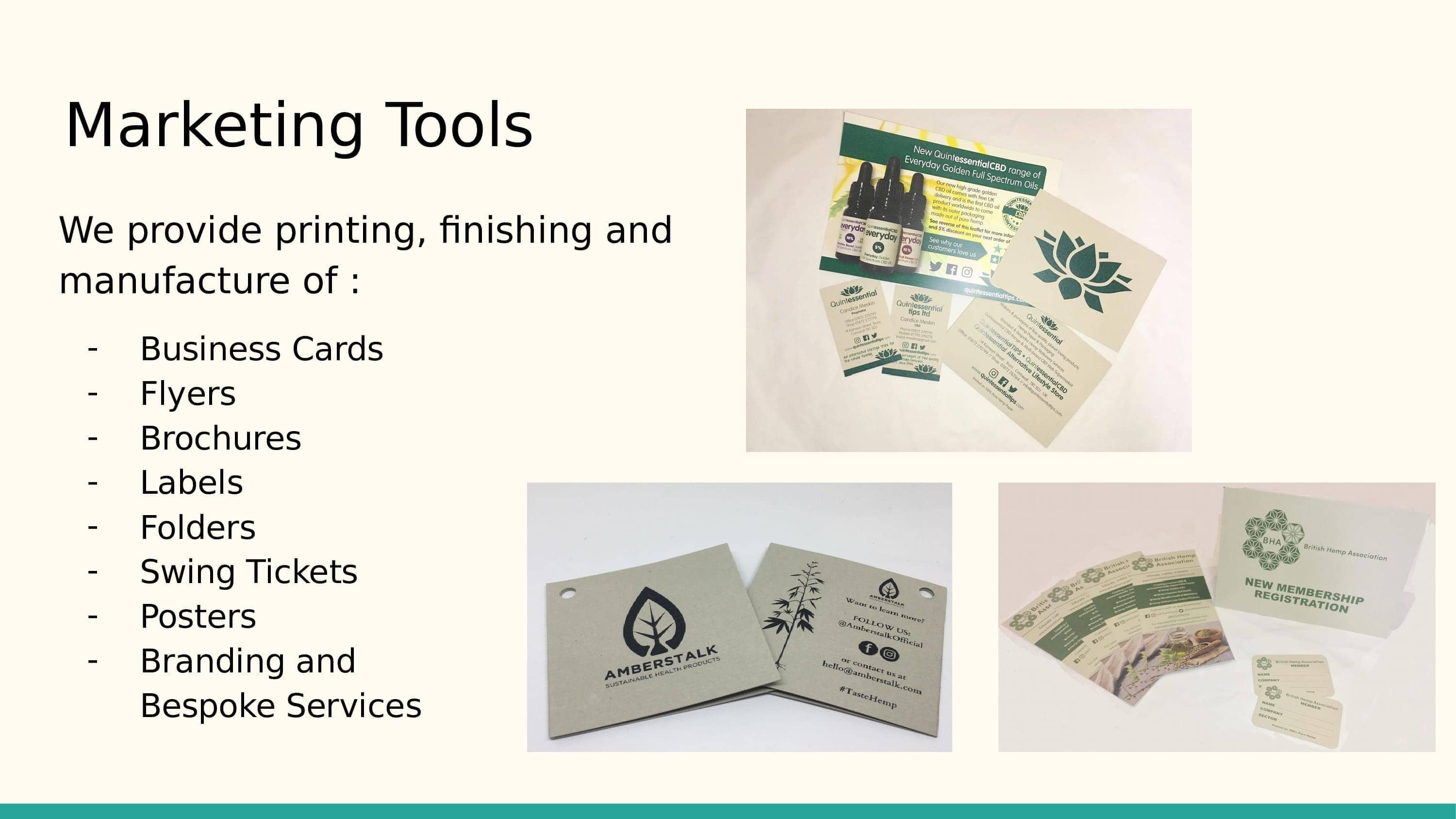Hemp Marketing Tools